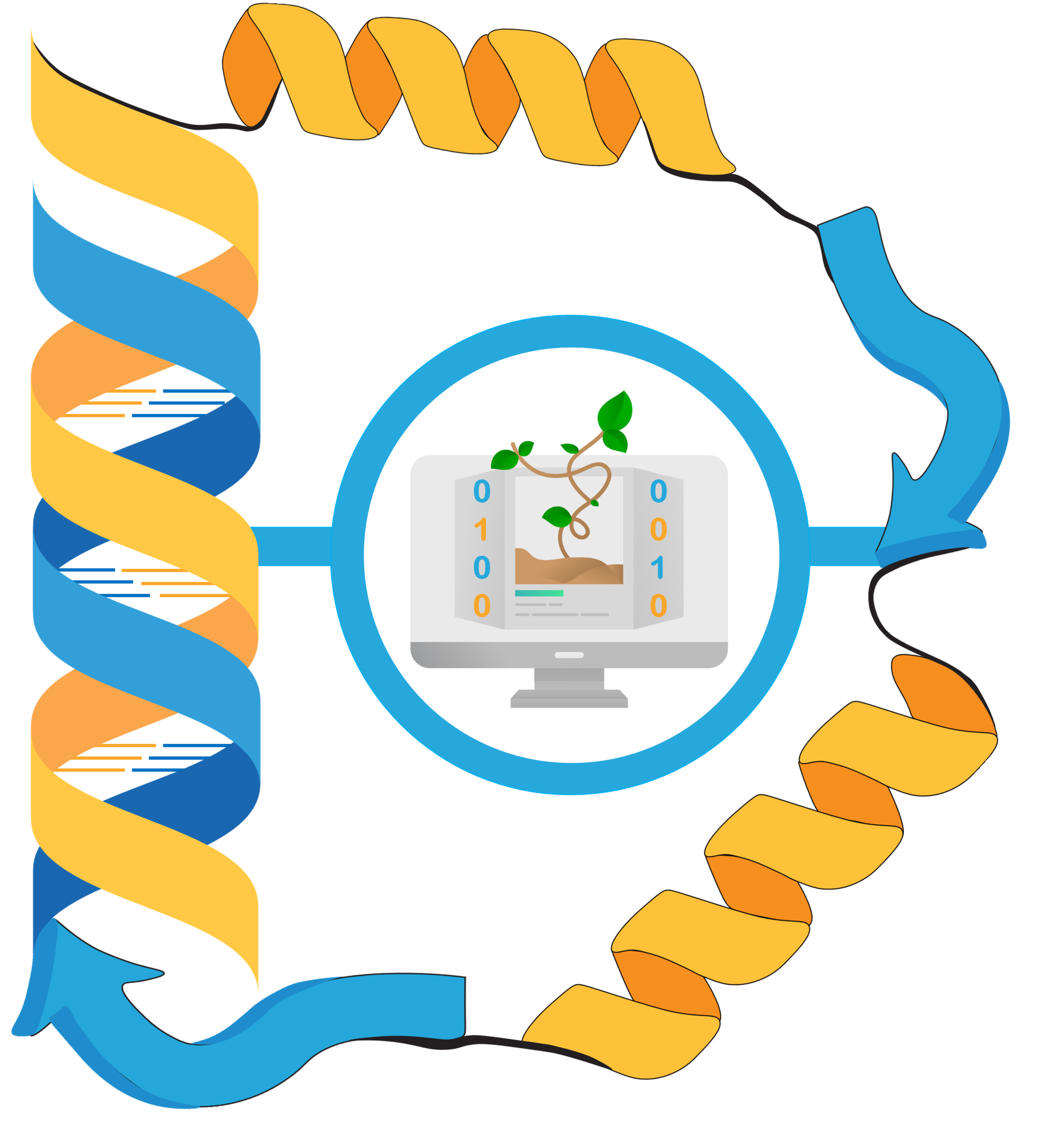 Dawn of Bioinformatics Logo